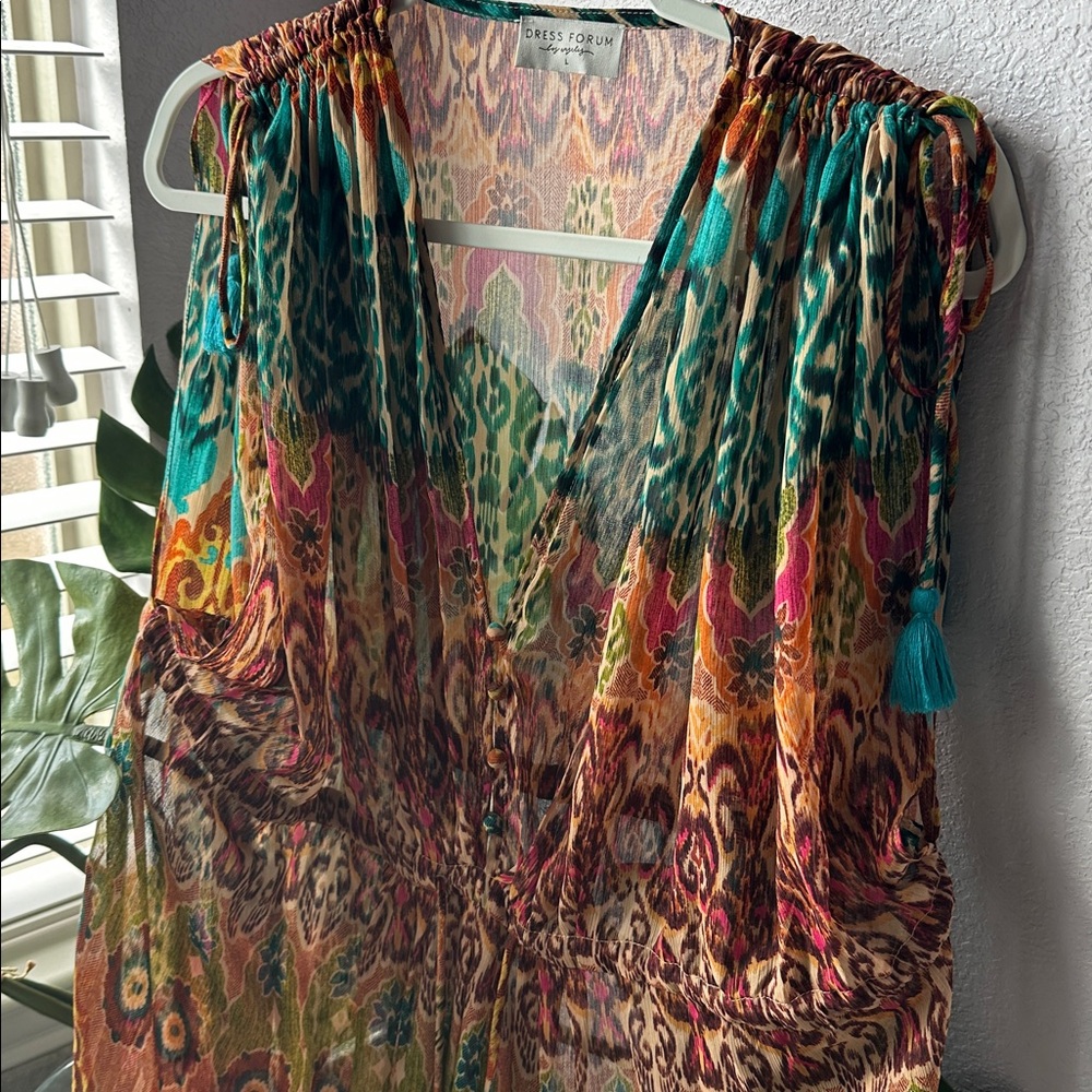 Dress Forum Vibrant Multicolor Maxi Dress